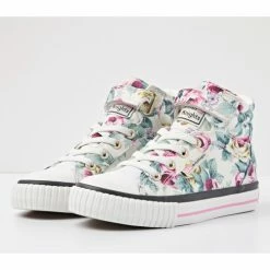 British Knights DEE FILLES BASKETS MONTANTE Couleur Blanc -Pas Cher British Knights Magasin 20740348 500 C