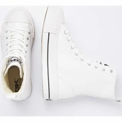 British Knights KAYA HIGH FEMMES BASKETS MONTANTE Couleur Blanc -Pas Cher British Knights Magasin 20855089 500 C