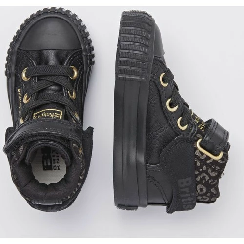 British Knights ROCO PETITES FILLES HAUT-DESSUS SNEAKER Couleur Noir 4 British Knights ROCO PETITES FILLES HAUT-DESSUS SNEAKER Couleur Noir – Image 2