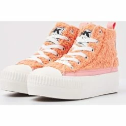 British Knights KAYA MID FILLES BASKETS MONTANTE Couleur Orange -Pas Cher British Knights Magasin 20901334 500 C