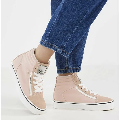 British Knights MACK MID PLATFORM FEMMES BASKETS MONTANTE Couleur Rose 4 British Knights MACK MID PLATFORM FEMMES BASKETS MONTANTE Couleur Rose – Image 2