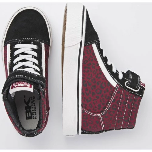 British Knights MACK MID PLATFORM FILLES BASKETS MONTANTE Couleur Rouge 4 British Knights MACK MID PLATFORM FILLES BASKETS MONTANTE Couleur Rouge – Image 2