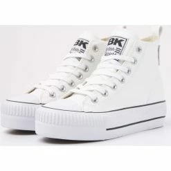 British Knights KAYA MID FEMMES BASKETS MONTANTE Couleur Blanc -Pas Cher British Knights Magasin 22293105 500 C