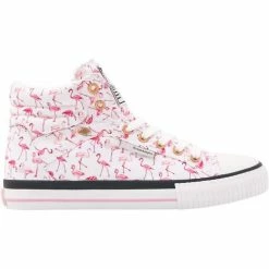 British Knights DEE FEMMES BASKETS MONTANTE Couleur Blanc