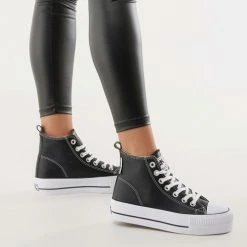 British Knights KAYA MID FEMMES BASKETS MONTANTE Couleur Noir 6 British Knights KAYA MID FEMMES BASKETS MONTANTE Couleur Noir -Pas Cher British Knights Magasin 22293109 500 B