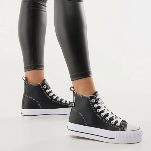 British Knights KAYA MID FEMMES BASKETS MONTANTE Couleur Noir 4 British Knights KAYA MID FEMMES BASKETS MONTANTE Couleur Noir – Image 2