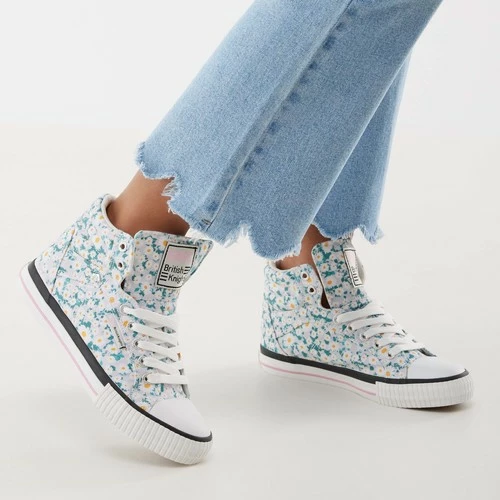 British Knights DEE FEMMES BASKETS MONTANTE Couleur Bleu 4 British Knights DEE FEMMES BASKETS MONTANTE Couleur Bleu – Image 2