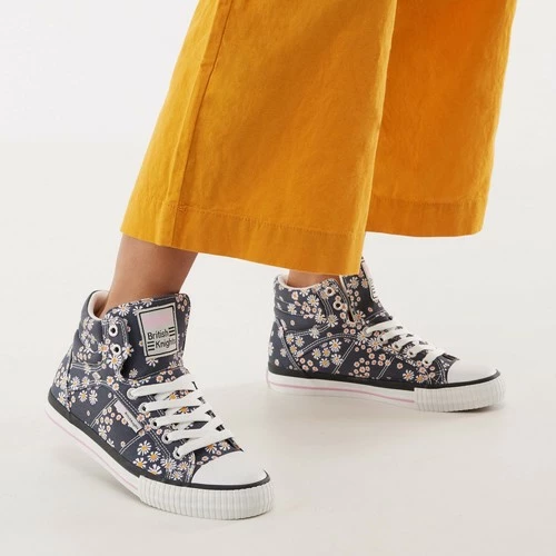 British Knights DEE FEMMES BASKETS MONTANTE Couleur Bleu 4 British Knights DEE FEMMES BASKETS MONTANTE Couleur Bleu – Image 2