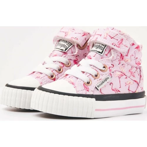 British Knights DEE PETITES FILLES HAUT-DESSUS SNEAKER Couleur Rose 5 British Knights DEE PETITES FILLES HAUT-DESSUS SNEAKER Couleur Rose – Image 3