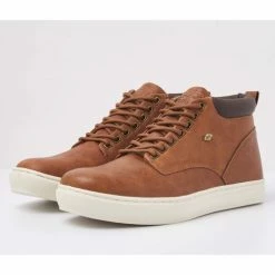 British Knights WOOD HOMMES CHAUSSURE MI-HAUTE Couleur Marron 7 British Knights WOOD HOMMES CHAUSSURE MI-HAUTE Couleur Marron -Pas Cher British Knights Magasin 22436437 500 C