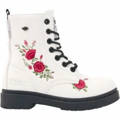 British Knights BLAKE FILLES CHAUSSURE MI-HAUTE Couleur Blanc