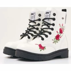 British Knights BLAKE FILLES CHAUSSURE MI-HAUTE Couleur Blanc -Pas Cher British Knights Magasin 22458359 500 C
