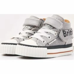 British Knights ROCO BÉBÉS GARÇONS BASKETS MONTANTE Couleur Gris -Pas Cher British Knights Magasin 22542912 500 C
