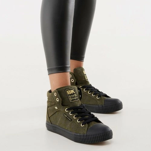 British Knights DEE FEMMES BASKETS MONTANTE Couleur Vert 4 British Knights DEE FEMMES BASKETS MONTANTE Couleur Vert – Image 2