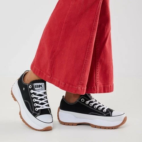 British Knights KAYA LOW FLY FEMMES BASKETS BASSE Couleur Noir 4 British Knights KAYA LOW FLY FEMMES BASKETS BASSE Couleur Noir – Image 2