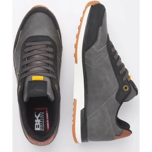 British Knights ALDER HOMMES BASKETS BASSE Couleur Gris 4 British Knights ALDER HOMMES BASKETS BASSE Couleur Gris – Image 2