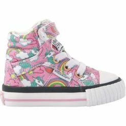 British Knights DEE PETITES FILLES HAUT-DESSUS SNEAKER Couleur Rose