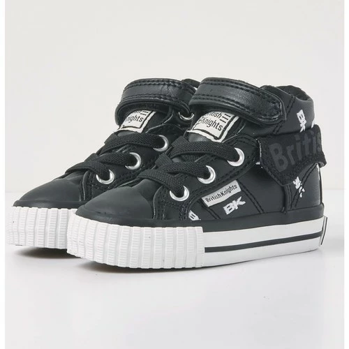 British Knights ROCO BÉBÉS GARÇONS BASKETS MONTANTE Couleur Noir 5 British Knights ROCO BÉBÉS GARÇONS BASKETS MONTANTE Couleur Noir – Image 3