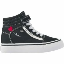 British Knights MACK MID PLATFORM FILLES BASKETS MONTANTE Couleur Noir