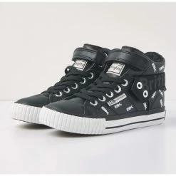 British Knights ROCO GARÇONS BASKETS MONTANTE Couleur Noir 7 British Knights ROCO GARÇONS BASKETS MONTANTE Couleur Noir -Pas Cher British Knights Magasin 23880778 500 C