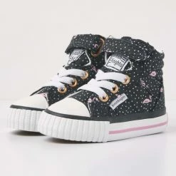 British Knights DEE PETITES FILLES HAUT-DESSUS SNEAKER Couleur Noir -Pas Cher British Knights Magasin 23880787 500 C