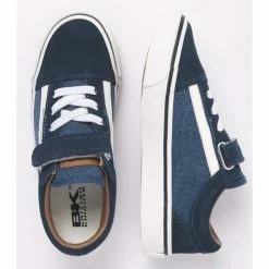 British Knights MACK GARÇONS BASKETS BASSE Couleur Bleu -Pas Cher British Knights Magasin 23880789 500 B