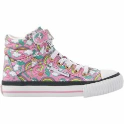 British Knights DEE FILLES BASKETS MONTANTE Couleur Rose