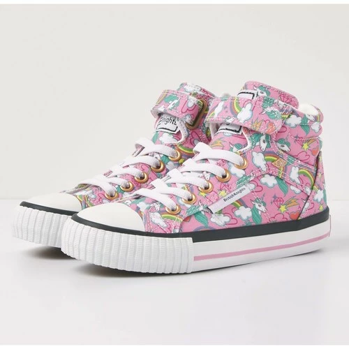 British Knights DEE FILLES BASKETS MONTANTE Couleur Rose 5 British Knights DEE FILLES BASKETS MONTANTE Couleur Rose – Image 3