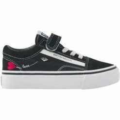 British Knights MACK PLATFORM FILLES BASKETS BASSE Couleur Noir