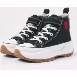 British Knights KAYA MID FLY FILLES BASKETS MONTANTE Couleur Noir -Pas Cher British Knights Magasin 24229948 500 C