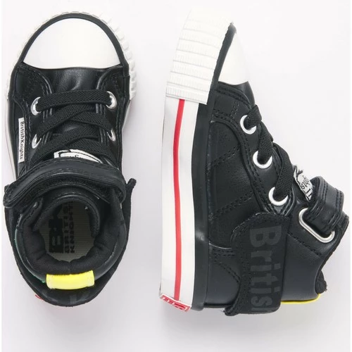 British Knights ROCO BÉBÉS GARÇONS BASKETS MONTANTE Couleur Noir 4 British Knights ROCO BÉBÉS GARÇONS BASKETS MONTANTE Couleur Noir – Image 2